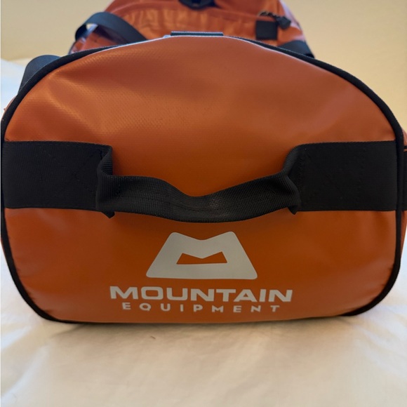 Orange Leather Duffel Bag - Picture 2 of 3